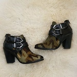 Gianni Bini calf haired booties